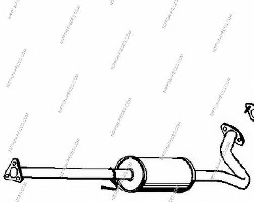 Система выпуска ОГ NPS H430A145