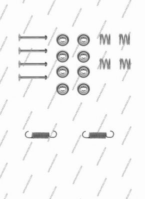 Комплектующие, тормозная колодка NPS 0564