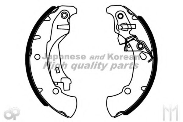 Комплект тормозных колодок ASHUKI D086-10