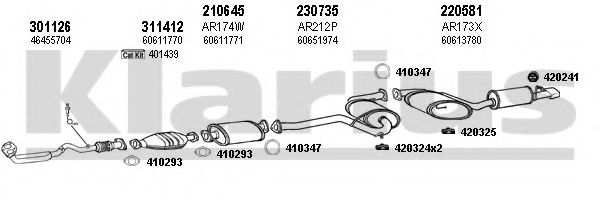 Система выпуска ОГ KLARIUS 030284E
