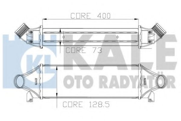 Интеркулер KALE OTO RADYATÖR 126200