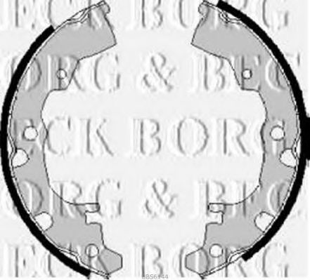 Комплект тормозных колодок BORG & BECK BBS6144