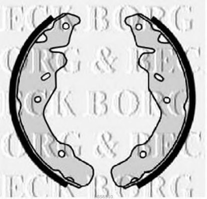 Комплект тормозных колодок BORG & BECK BBS6310