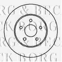 Тормозной диск BORG & BECK BBD4239