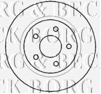 Тормозной диск BORG & BECK BBD4403