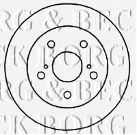 Тормозной диск BORG & BECK BBD4666