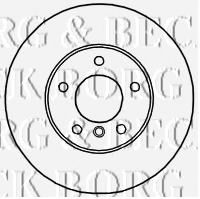 Тормозной диск BORG & BECK BBD4810