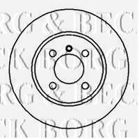 Тормозной диск BORG & BECK BBD4311