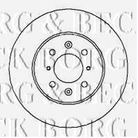 Тормозной диск BORG & BECK BBD4027