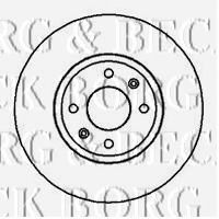 Тормозной диск BORG & BECK BBD4133
