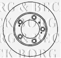 Тормозной диск BORG & BECK BBD4164