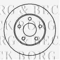 Тормозной диск BORG & BECK BBD4178