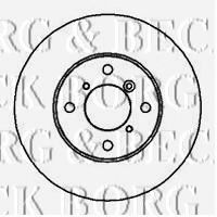 Тормозной диск BORG & BECK BBD4230