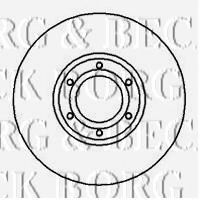 Тормозной диск BORG & BECK BBD4234