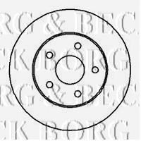 Тормозной диск BORG & BECK BBD4247