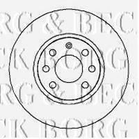 Тормозной диск BORG & BECK BBD4253