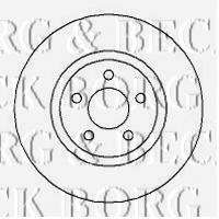 Тормозной диск BORG & BECK BBD4254