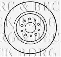 Тормозной диск BORG & BECK BBD4259