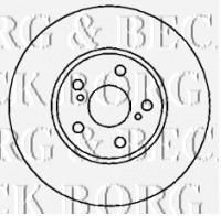 Тормозной диск BORG & BECK BBD4329
