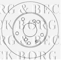 Тормозной диск BORG & BECK BBD4358