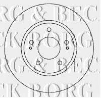 Тормозной диск BORG & BECK BBD4622