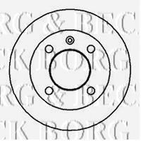 Тормозной диск BORG & BECK BBD4749