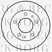 Тормозной диск BORG & BECK BBD4801