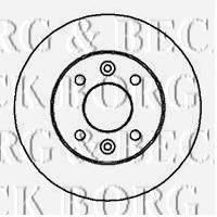 Тормозной диск BORG & BECK BBD4841