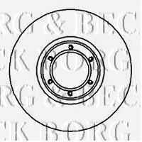 Тормозной диск BORG & BECK BBD4842