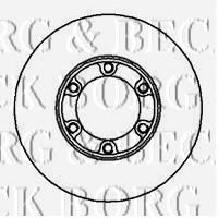 Тормозной диск BORG & BECK BBD4844