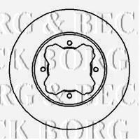 Тормозной диск BORG & BECK BBD4986