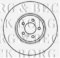 Тормозной диск BORG & BECK BBD5767S