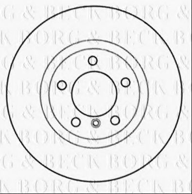 Тормозной диск BORG & BECK BBD6033S