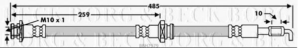 Тормозной шланг BORG & BECK BBH7979
