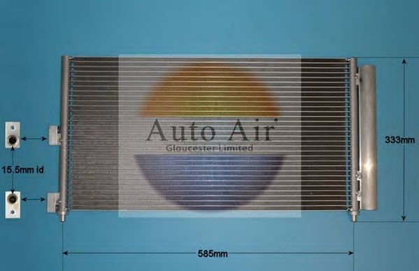 Конденсатор, кондиционер AUTO AIR GLOUCESTER 16-1104