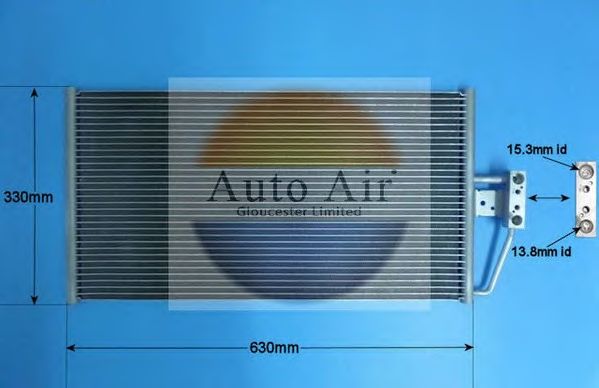 Конденсатор, кондиционер AUTO AIR GLOUCESTER 16-9740