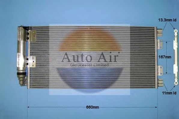 Конденсатор, кондиционер AUTO AIR GLOUCESTER 16-6588A