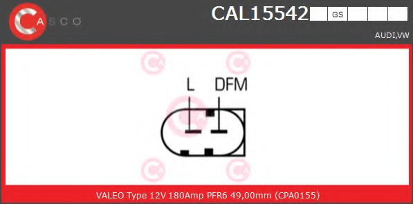 Генератор CASCO CAL15542GS