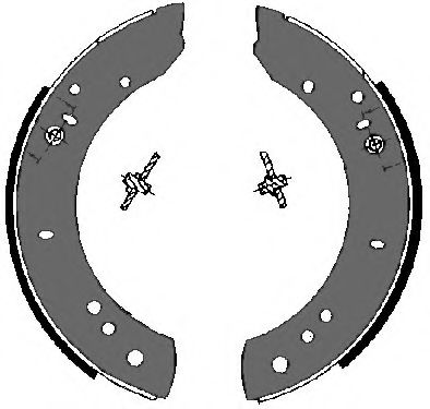Комплект тормозных колодок VEMA 84609