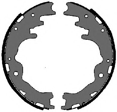 Комплект тормозных колодок VEMA 84651