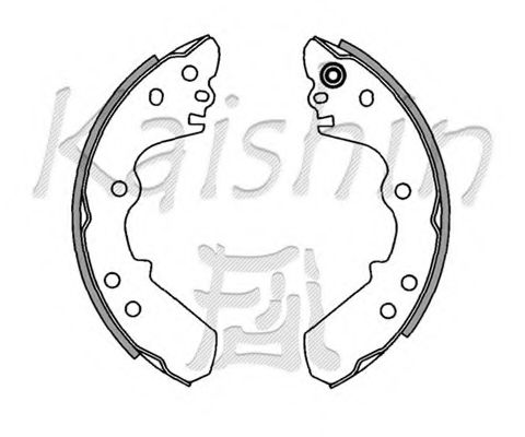 Комплект тормозных колодок KAISHIN K4452