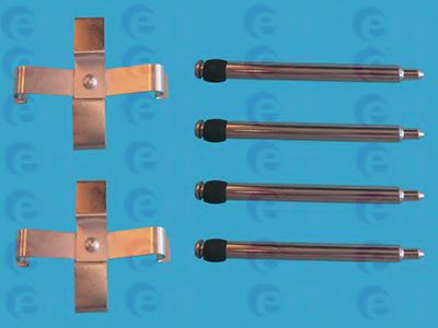 Комплектующие, колодки дискового тормоза ERT 420018