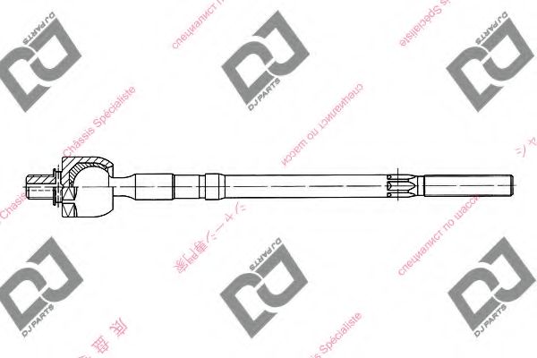Осевой шарнир, рулевая тяга DJ PARTS DR1241