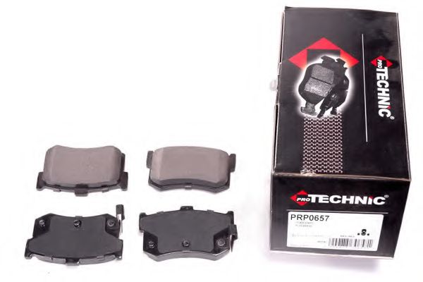Комплект тормозных колодок, дисковый тормоз PROTECHNIC PRP0657
