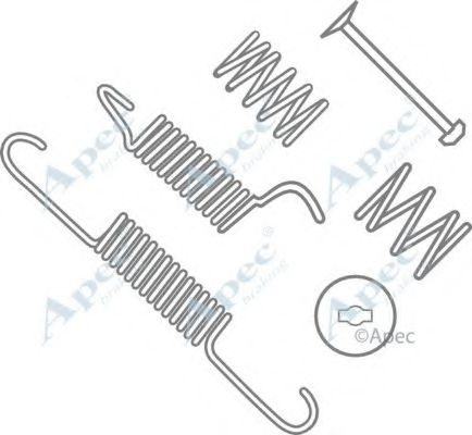 Комплектующие, тормозная колодка APEC braking KIT2051