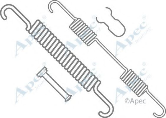 Комплектующие, тормозная колодка APEC braking KIT768