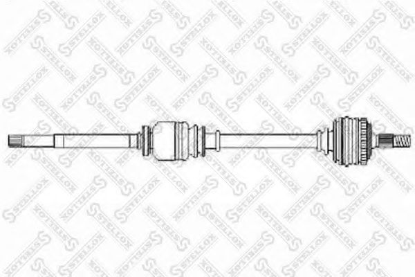 Приводной вал STELLOX 158 1765-SX