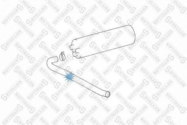 Труба выхлопного газа STELLOX 82-03505-SX