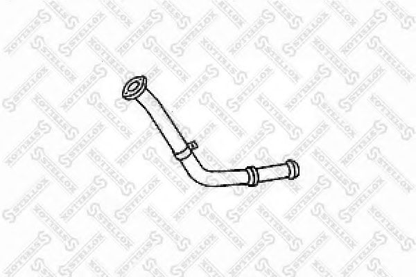 Труба выхлопного газа STELLOX 82-03641-SX