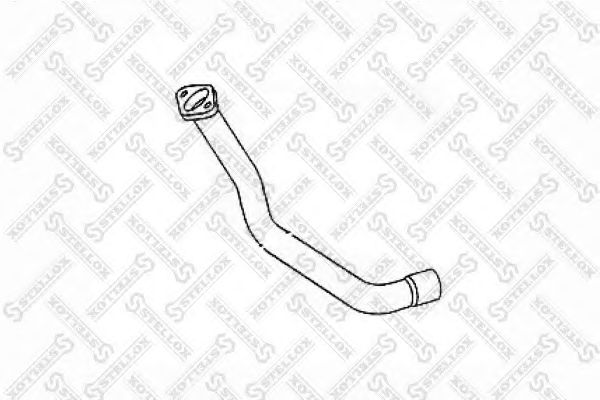 Труба выхлопного газа STELLOX 82-03667-SX